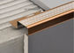 Beton Basamaklar İçin Fırçalanmış Paslanmaz Çelik Merdiven Burun Kaymaz 15mm